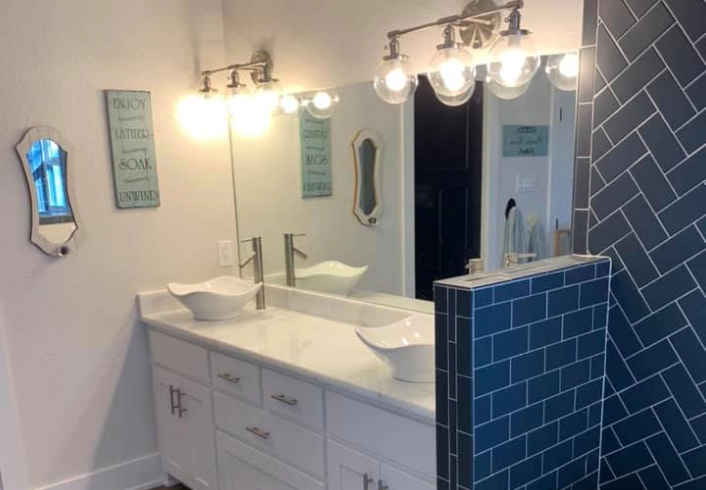 bathroom remodel for custom home decatur tx